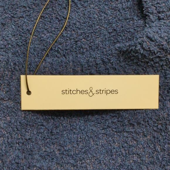 NWT Stitches & Stripes Blue Long Sleeve Crew Neck Pullover Sweater Size XXL - Picture 6 of 7